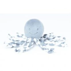 Nattou Peluche Poulpe Lapidou Bleu Clair Et Blanc (23 Cm)