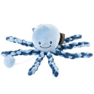 Nattou Peluche Musicale Pieuvre Lapidou, Bleu Marine/bleu Clair 3 Nattou Peluche Musicale Pieuvre Lapidou, Bleu Marine/bleu Clair