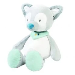 Nattou Peluche Géante Tiloo Le Loup Tim & Tiloo Gris (75 Cm)