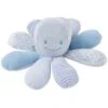 Nattou Peluche Activité Poulpe, Avec Hochet, Compagnon Dès La Naissance, 20 Cm, Bleu, Art. N° 879729 -Nattou Soldes Boutique 4715466 0