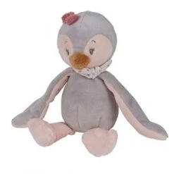Nattou Mini Peluche Bébé Sasha Pingouin - Rose
