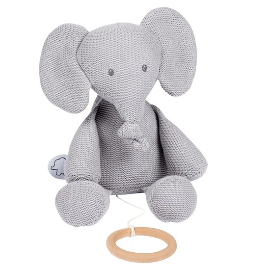 NATTOU Tembo Peluche Musicale Tricot 3 NATTOU Tembo Peluche Musicale Tricot
