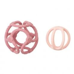 Nattou Set De 2 Balles Silicone - Rose