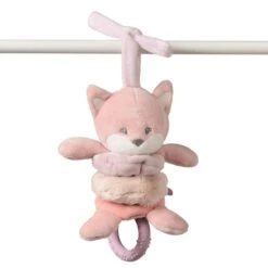 NATTOU Peluche Renard Vibrato Avec Anneau Alice Et Pomme