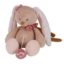 Nattou Mini-Musical Pauline Lapin - Dès La Naissance - 100% Polyester - Beige