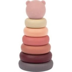 Nattou Pyramide à Empiler Pastel Ours Rose