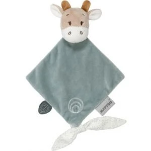 Nattou Doudou Mini Girafe Plat Luna & Axel - Vert/Beige 3 Nattou Doudou Mini Girafe Plat Luna & Axel - Vert/Beige