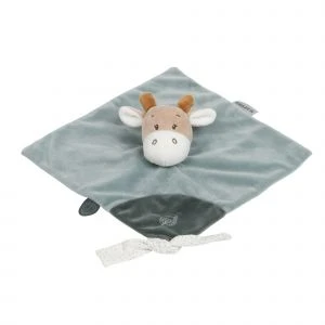 Nattou Doudou Girafe Plat Luna & Axel - Vert/Beige 3 Nattou Doudou Girafe Plat Luna & Axel - Vert/Beige