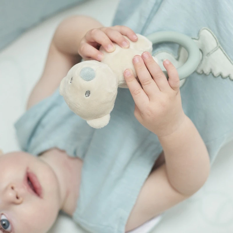 Hochet Anneau Jules L’ours NATTOU Roméo, Jules & Sally 5 Hochet Anneau Jules L’ours NATTOU Roméo, Jules & Sally – Image 3