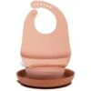 NATTOU Coffret Repas Silicone Lapidou Tons De Rose -Nattou Soldes Boutique jo056176810