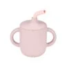 NATTOU Gobelet Avec Paille Rose Silicone 1 NATTOU Gobelet Avec Paille Rose Silicone -Nattou Soldes Boutique jo056475318