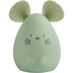 NATTOU Veilleuse Médium Souris Verte 12cm Silicone