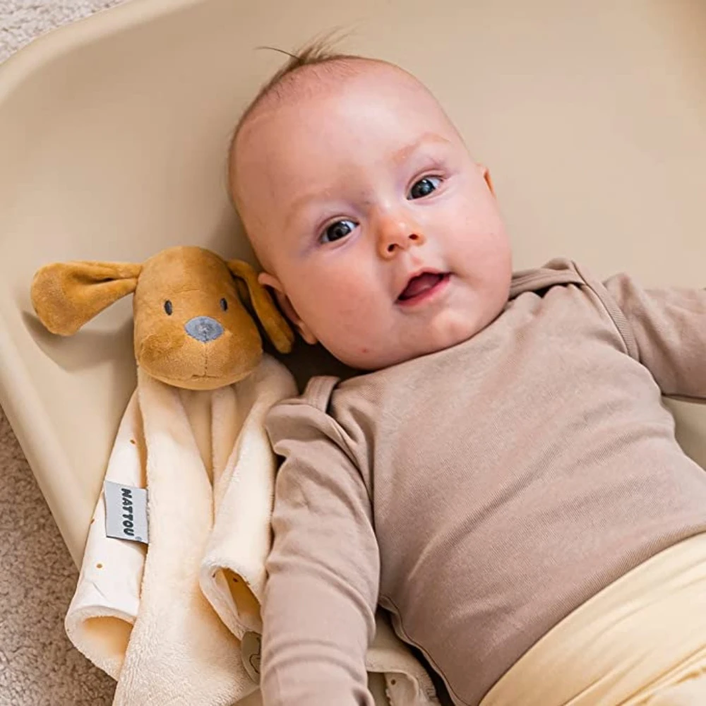 NATTOU Doudou Plat Charlie Chien Vanille 4 NATTOU Doudou Plat Charlie Chien Vanille – Image 2