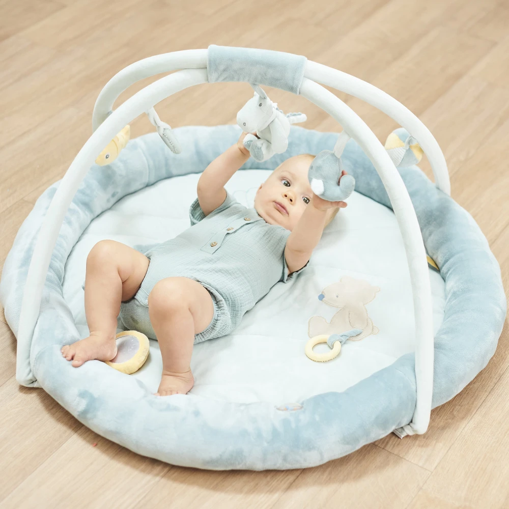 NATTOU Tapis D'éveil Pouf Avec Arches Roméo & Jules 4 NATTOU Tapis D'éveil Pouf Avec Arches Roméo & Jules – Image 2