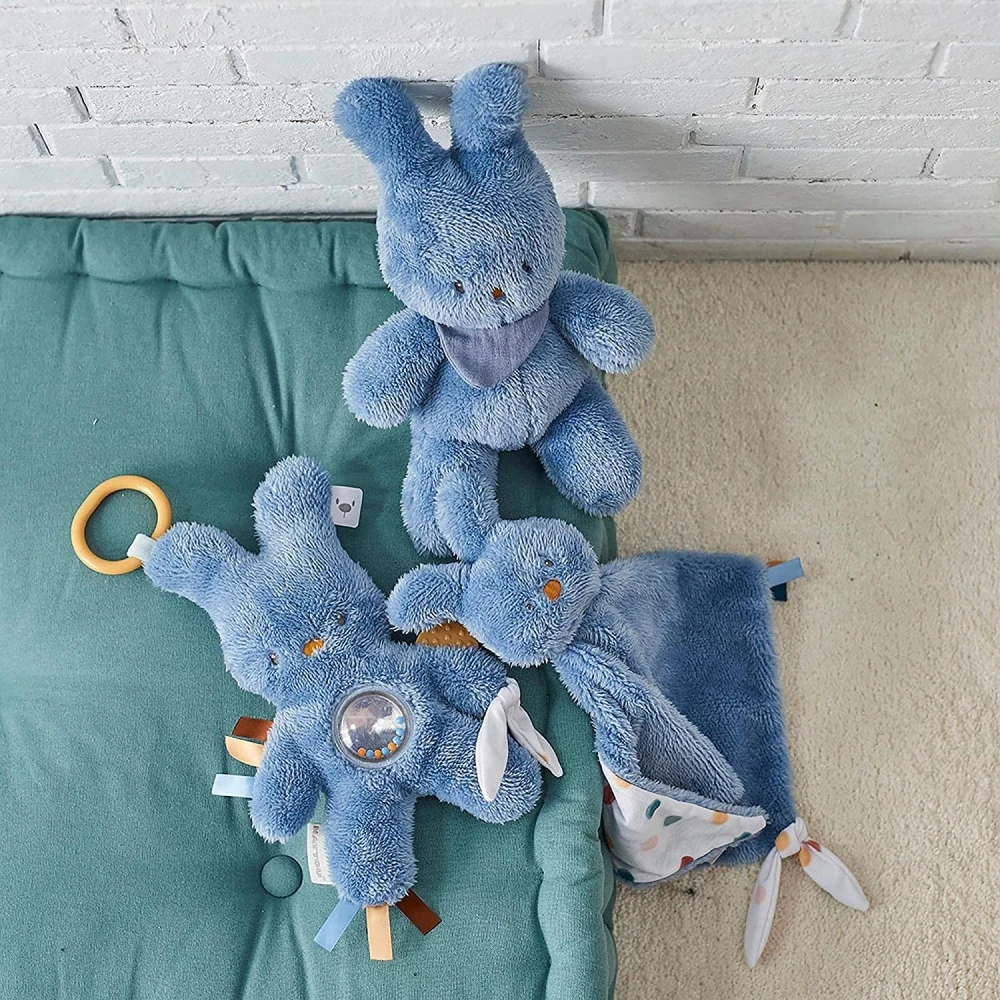 NATTOU Peluche 36cm Tipidou Bleu - Lapidou 4 NATTOU Peluche 36cm Tipidou Bleu - Lapidou – Image 2