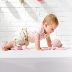 NATTOU Peluche Bébé Pieuvre Lapidou Rose -Nattou Soldes Boutique jo083177541 1