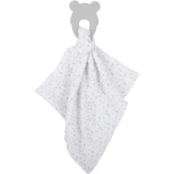 NATTOU Anneau De Dentition Avec Doudou Gris