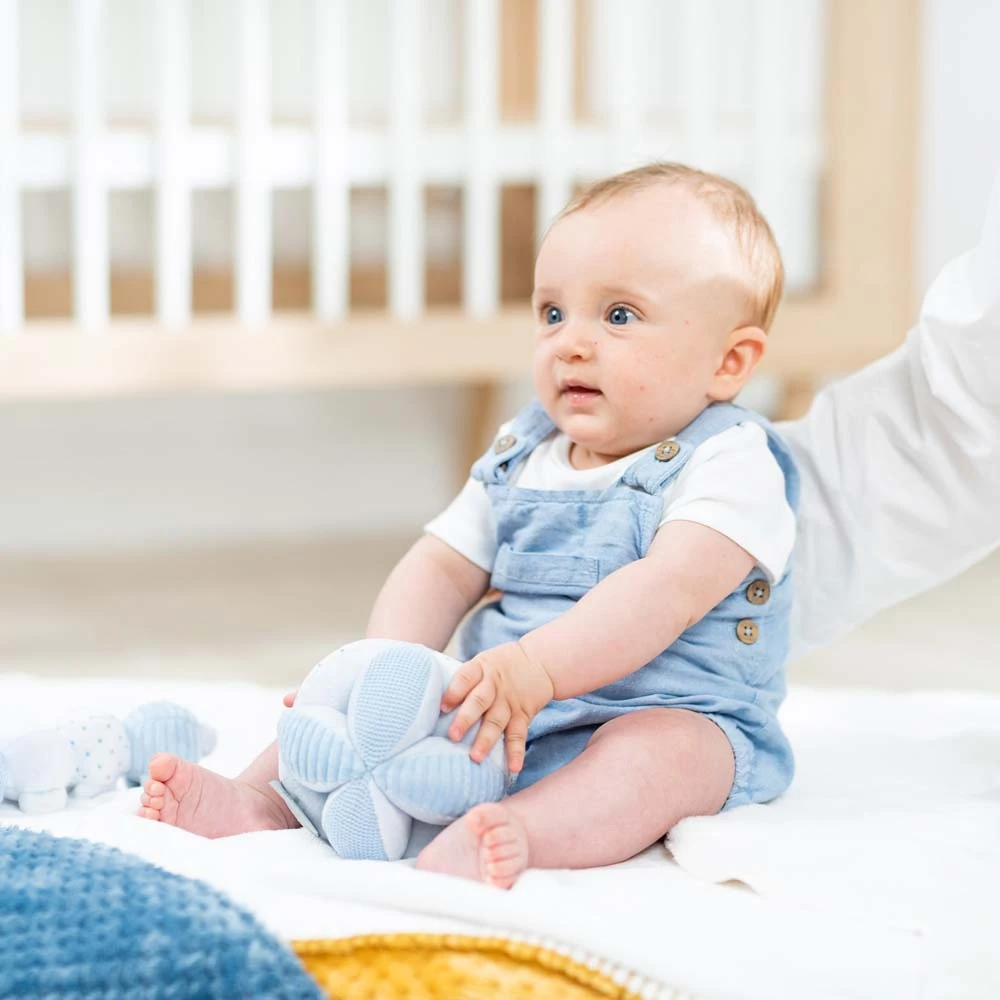 NATTOU Jouet D'éveil Bébé D'activité Balle Bleue 4 NATTOU Jouet D'éveil Bébé D'activité Balle Bleue – Image 2