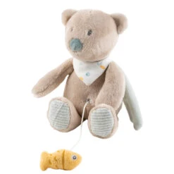 NATTOU Mini Peluche Musicale Jules L'ours Polaire -Nattou Soldes Boutique jo083450053 1