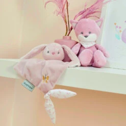NATTOU Mini Doudou Plat Pomme Le Lapin -Nattou Soldes Boutique jo083485081 1