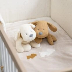 NATTOU Peluche 28 Cm Charlie Le Chien Jacquard Caramel -Nattou Soldes Boutique jo083488009 2