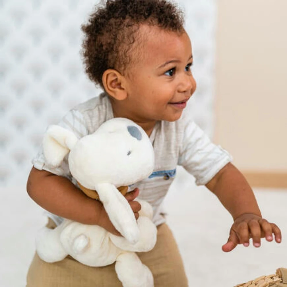 NATTOU Peluche 28 Cm Charlie Le Chien Vanille 6 NATTOU Peluche 28 Cm Charlie Le Chien Vanille – Image 4