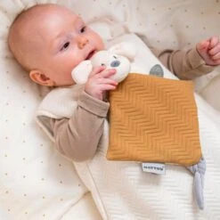 NATTOU Mini Doudou Plat Charlie Le Chien Jacquard Caramel -Nattou Soldes Boutique jo083488092 1