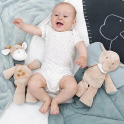 Peluche Axel L'éléphant NATTOU Luna & Axel -Nattou Soldes Boutique la peluche axel elephant 2