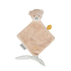 Mini-doudou Jules L’ours Beige NATTOU Roméo, Jules & Sally -Nattou Soldes Boutique mini doudou jules lours beige nattou romeo jules sally 1 2
