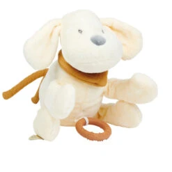 Peluche Musicale Chien Vanille Flannelle NATTOU Charlie