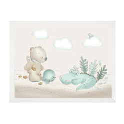 Poster Avec Cadre 40 X 30 Cm Nattou Roméo, Jules & Sally