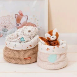 Set De 2 Paniers Soins NATTOU Boris&Jungo -Nattou Soldes Boutique set de 2 paniers soins nattou borisjungo 1