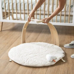 Tapis D'éveil Avec Arches En Bois NATTOU Mila, Lana Et Zoë -Nattou Soldes Boutique tapis d eveil avec arches en bois nattou mila lana et zoe 4
