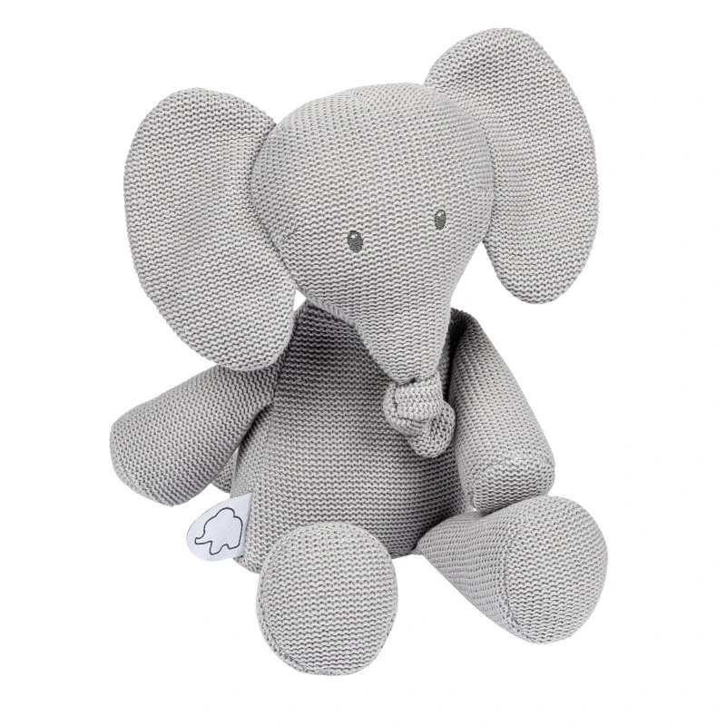 Peluche En Tricot NATTOU Tembo Gris 3 Peluche En Tricot NATTOU Tembo Gris