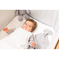 Gigoteuse Jacquard 70cm NATTOU Tembo Blanc 7 Gigoteuse Jacquard 70cm NATTOU Tembo Blanc -Nattou Soldes Boutique tem sac nid jacquard 2